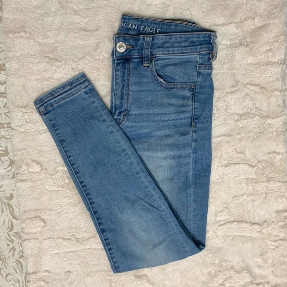 American Eagle Next Level Stretch High Waisted Skinny Jeans - Picture 2 of 7